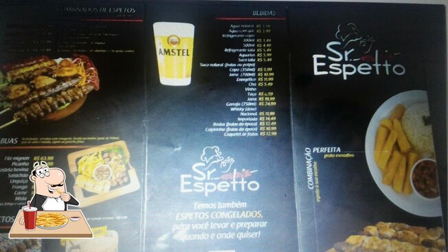 Menu Em Sr Espetto Restaurante Salvador Av Jorge Amado