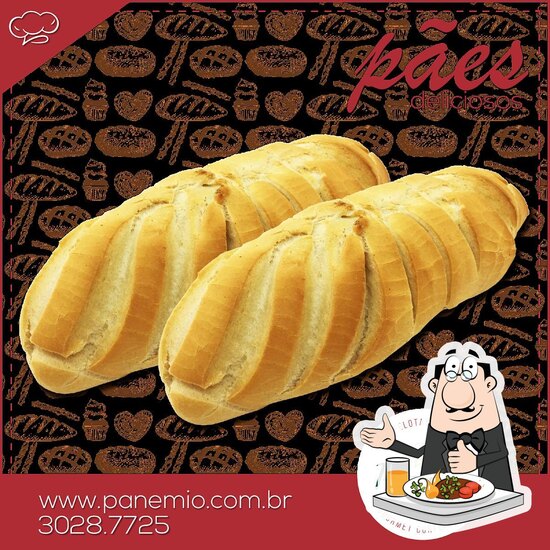 Menu at Pane Mio cafe, Pelotas