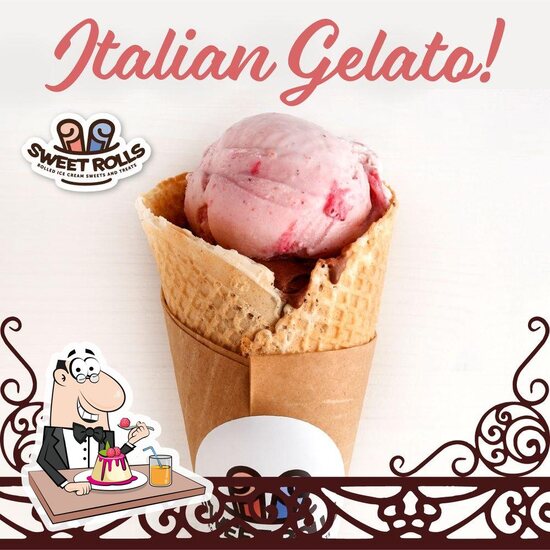 Sweet Rolls Ice Cream in Covington Restaurant menu