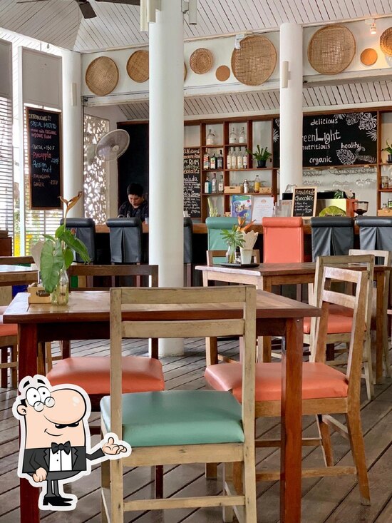 Menu at Greenlight Cafe, Ko Samui