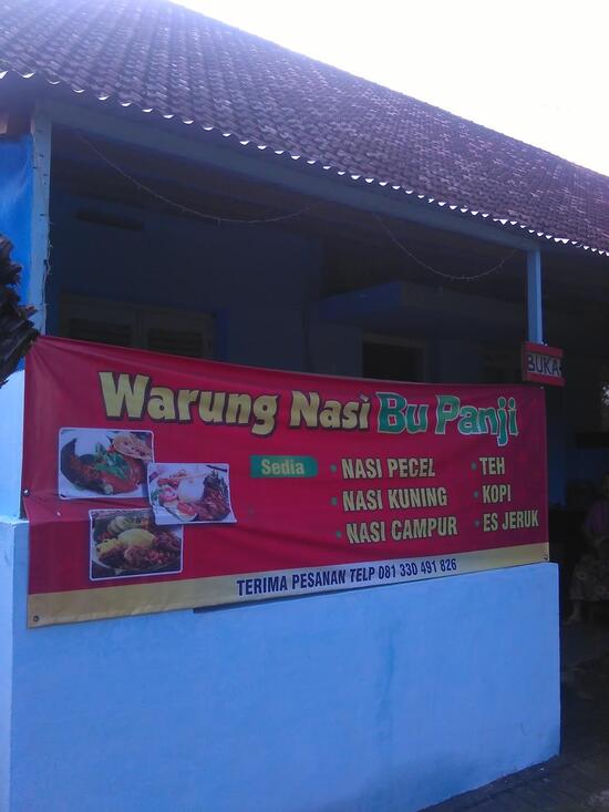 Carta Del Restaurante Warung Nasi Pecel Dan Nasi Kuning Bu Panji Bunut Wetan