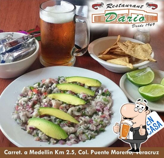 Menu at Restaurante Dario, Veracruz