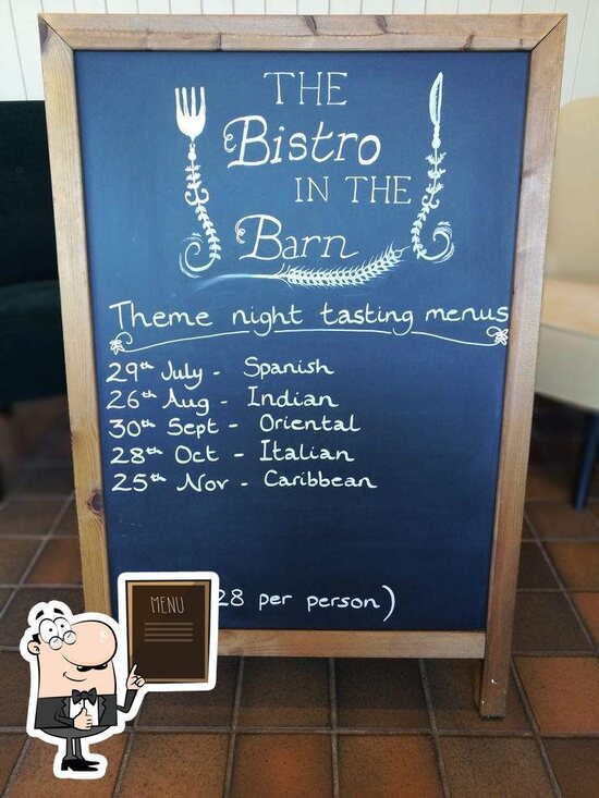 Menu at The Bistro In The Barn, Sheffield