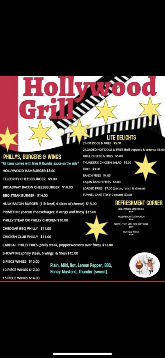 R767 Hollywood Grill Food Truck Advertisement 