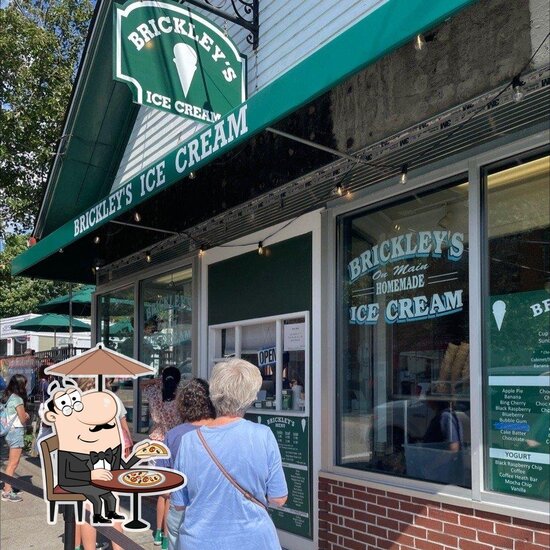 Menu at Brickley's Ice Cream restaurant, South Kingstown, 322 Main St