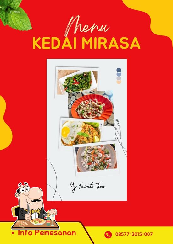 Carta Del Restaurante KEDAI MIRASA Kuliner Masakan Khas Sunda Nasi Box