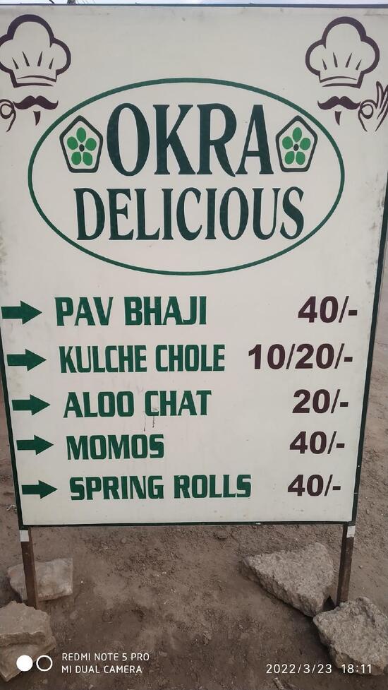Menu at Okra Delicious, Nabha