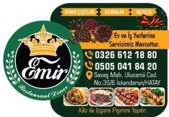 emir restaurant doner iskenderun restaurant reviews