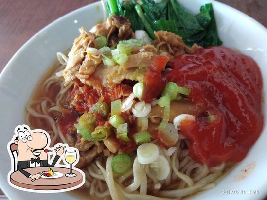 Menu at Bakmie Raos restaurant, Pontianak, Jl. Dr. Wahidin. S No.1D