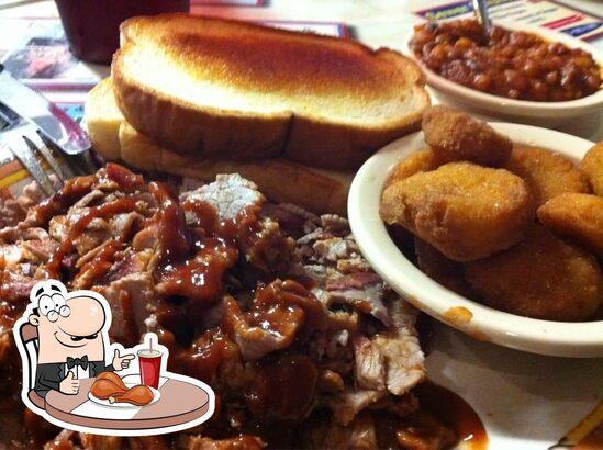 Menu at Larry's Real Pit Bar-B-Q, Enterprise