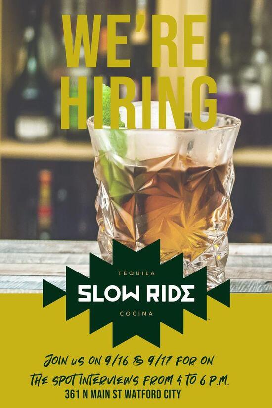 Menu at Slow Ride Tequila Cocina pub & bar, Watford City