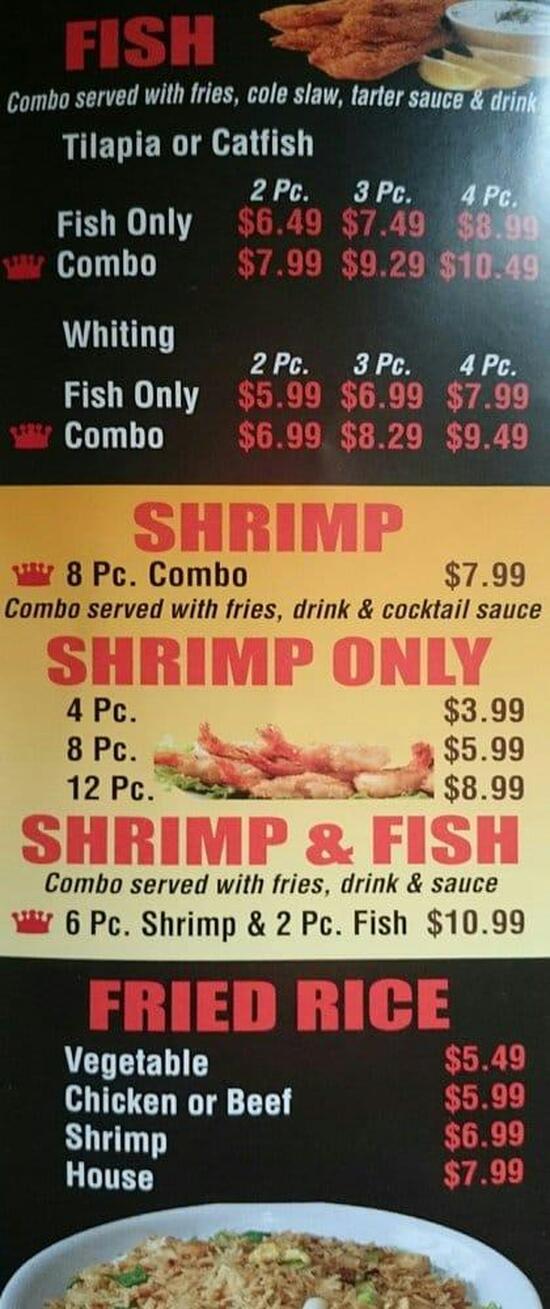 Menu at K Wings Roosevelt Hwy restaurant, Atlanta, Roosevelt Hwy