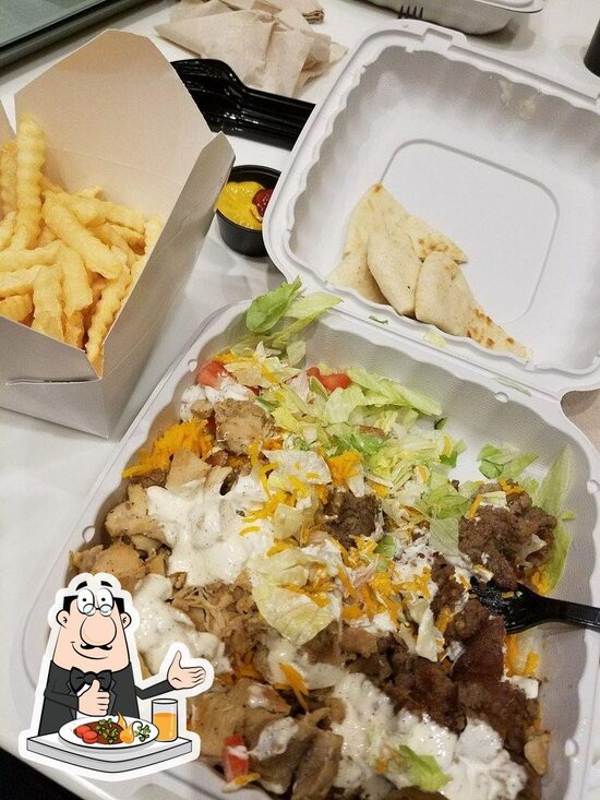 Menu at The Halal Guys restaurant, Las Vegas, 3570 S Las Vegas Blvd