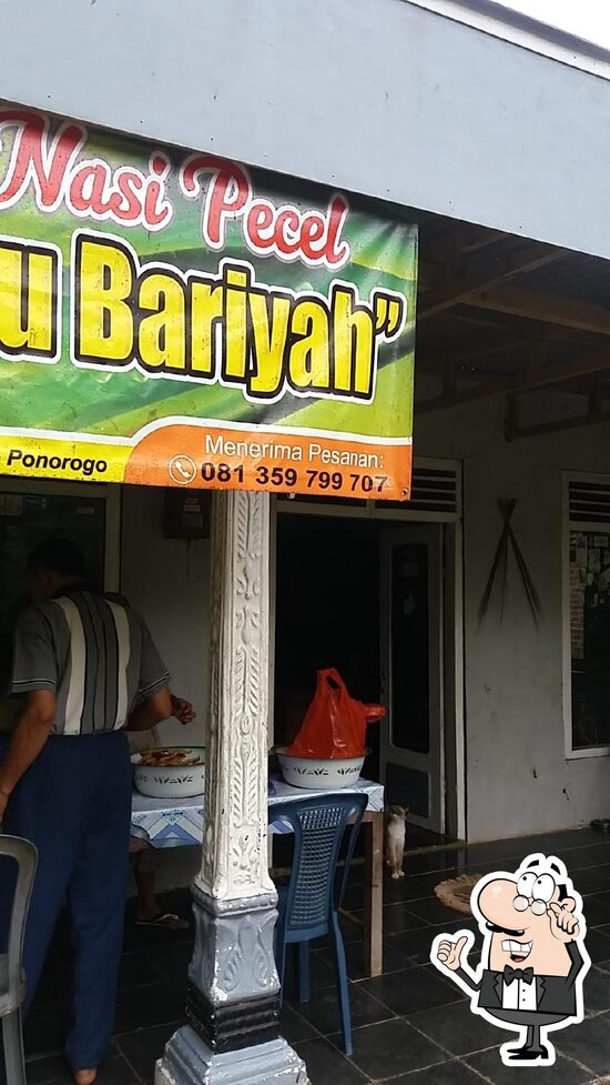 Menu At Nasi Pecel Bu Bariyah Ponorogo