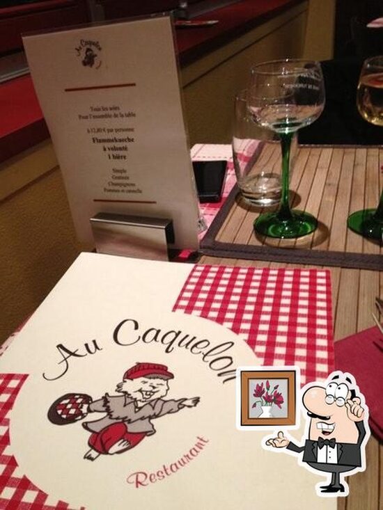 Menu at Au Caquelon steakhouse, Haguenau