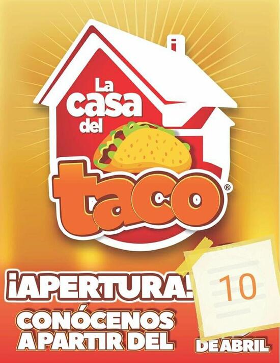 Carta del restaurante La casa del taco, Gómez Palacio