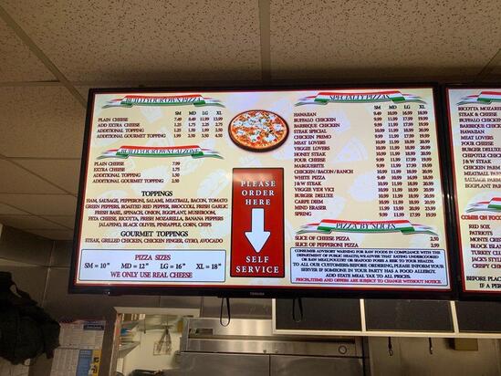 boulevard pizza menu