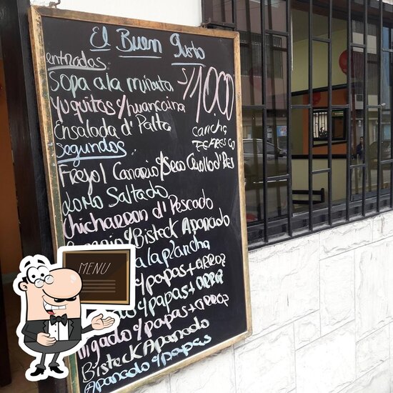 Menu at El Buen Gusto restaurant, Surquillo