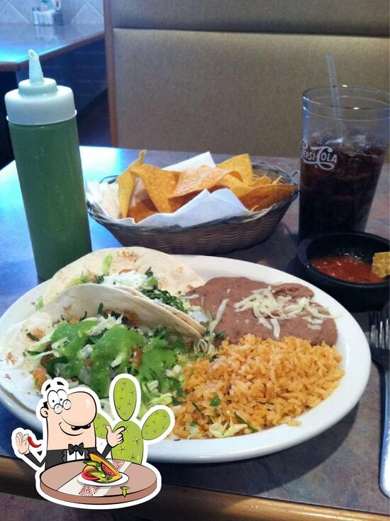 Menu at Burrito Brothers restaurant, Asheboro