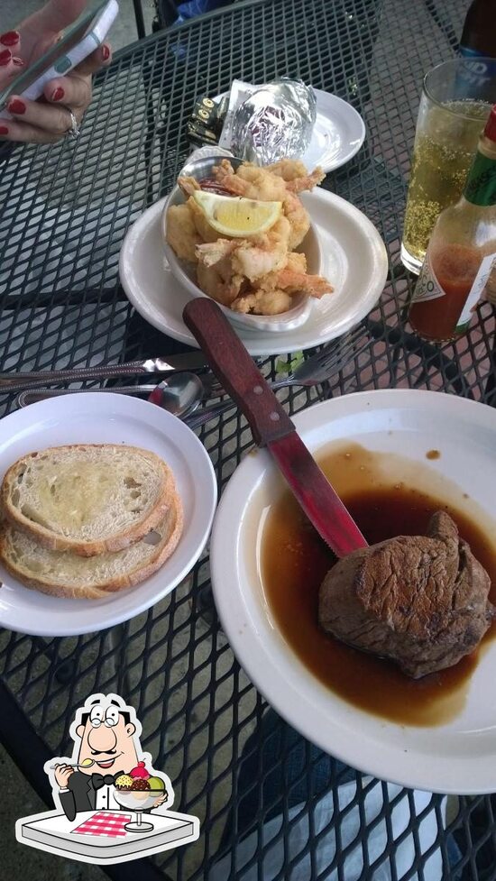 Menu at Doe's Eat Place steakhouse, Paducah