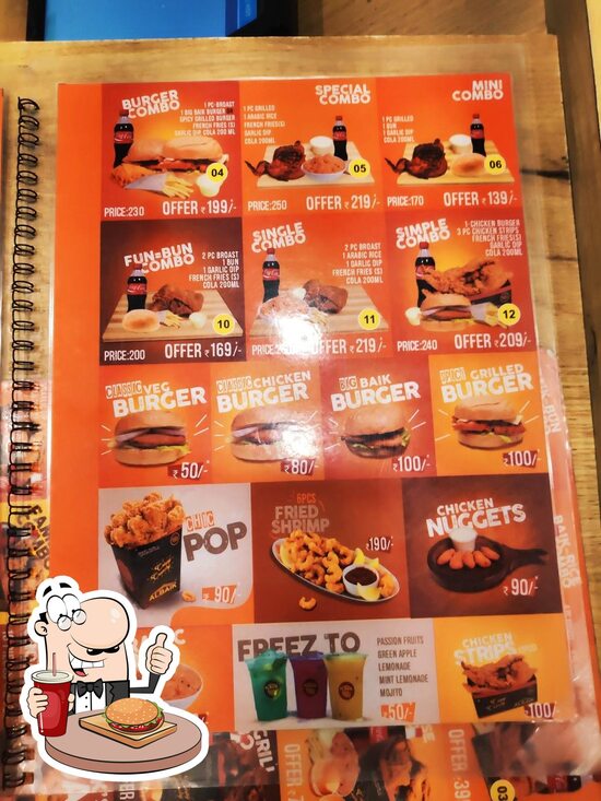 Menu at Albaik Feasto Express, Vengara