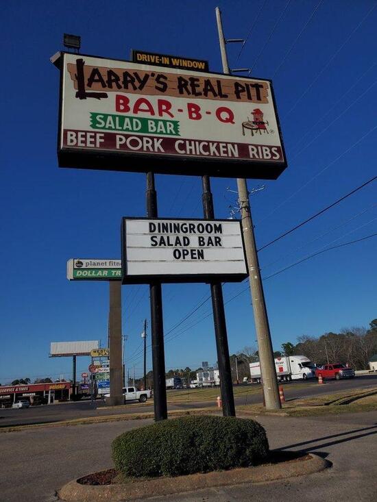 Menu at Larry's Real Pit Bar-B-Q, Dothan, 3115 Ross Clark Cir