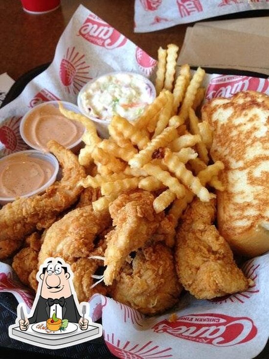 Menu at Raising Cane's Chicken Fingers restaurant, Las Vegas, Las Vegas