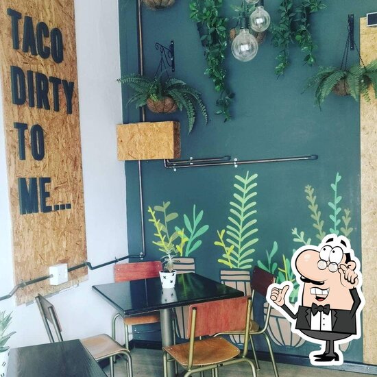 Menu at Tacos Locos restaurant, Cape Town
