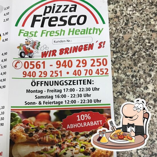 Pizzeria Fresco Fuldatal, Fuldatal Restaurant menu and reviews