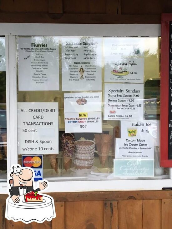 Menu at Karen's Produce & Ice Cream, Tribes Hill