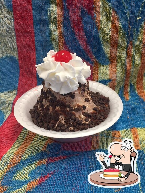 Menu at Boardwalk Ice Cream restaurant, Gratz
