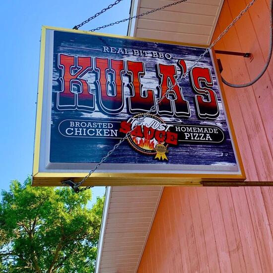 Menu at Kula's It's Just Sauce BBQ, Walker