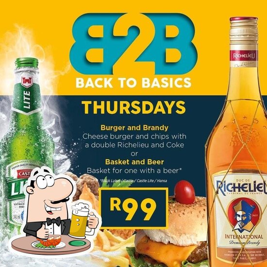 Menu at Bailey's Bedfordview pub & bar, Boksburg, 61 Van Buuren Rd