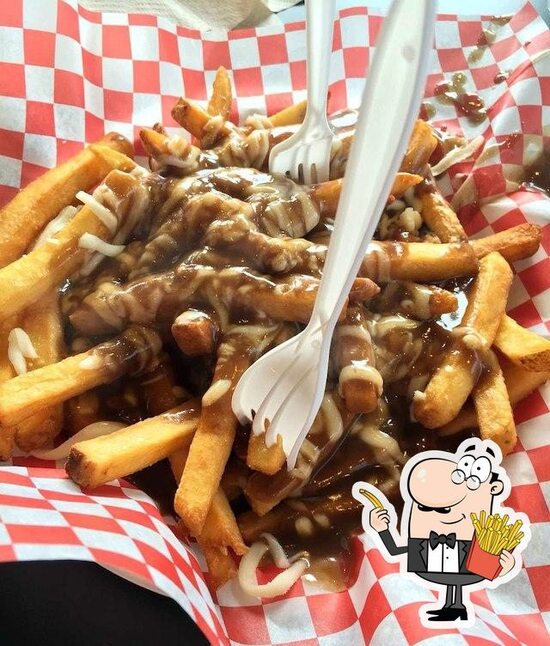 Menu at Hot Philly restaurant, Edmonton