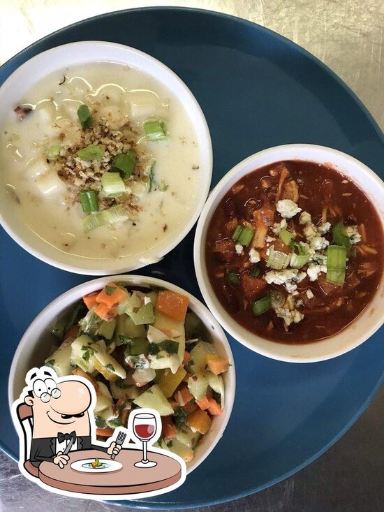 Menu at Run with Soup cafe, Bath, 770 Washington St