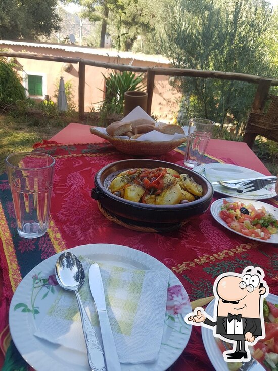 Menu at Le Mouflon restaurant, Ouirgane — free download