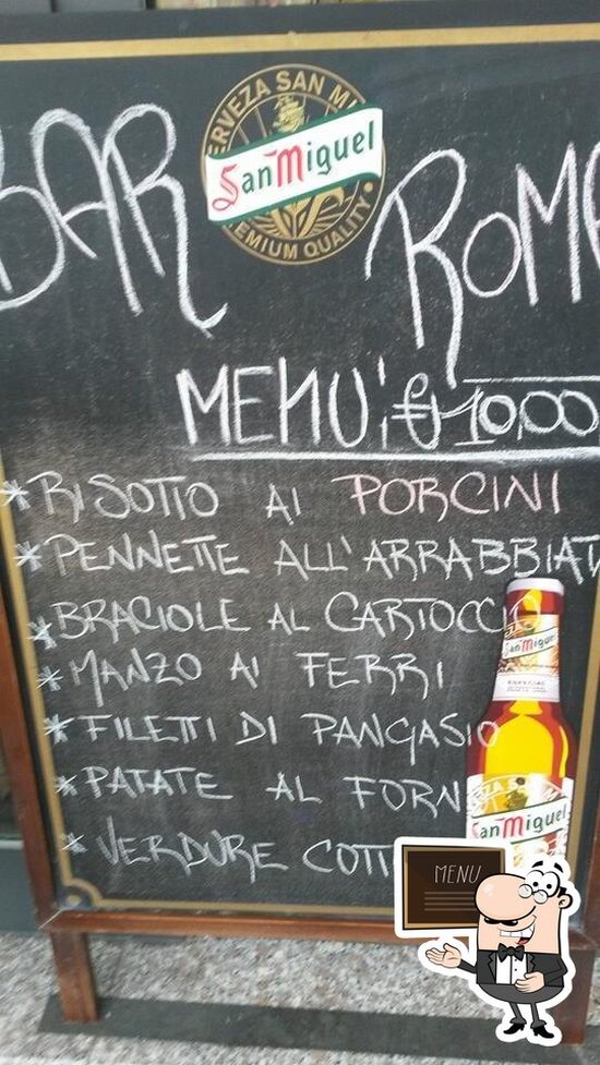 Menu da Ristorante Bar Pizzeria Vittoria, Zavattarello, Via Vittorio