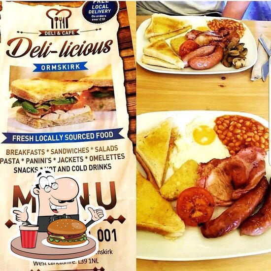 Menu at DeliLicious fast food, Ormskirk