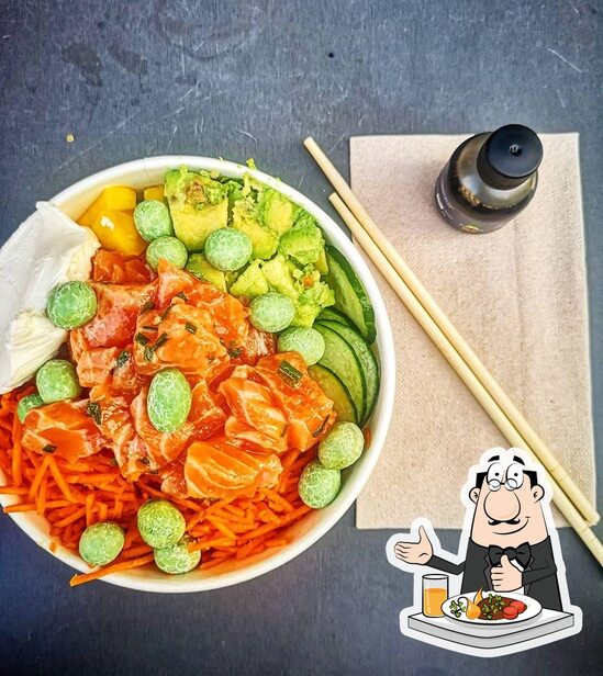 Restaurante POKAWA Poké bowls, Angers, 41 Rue de la Roë Carta del restaurante