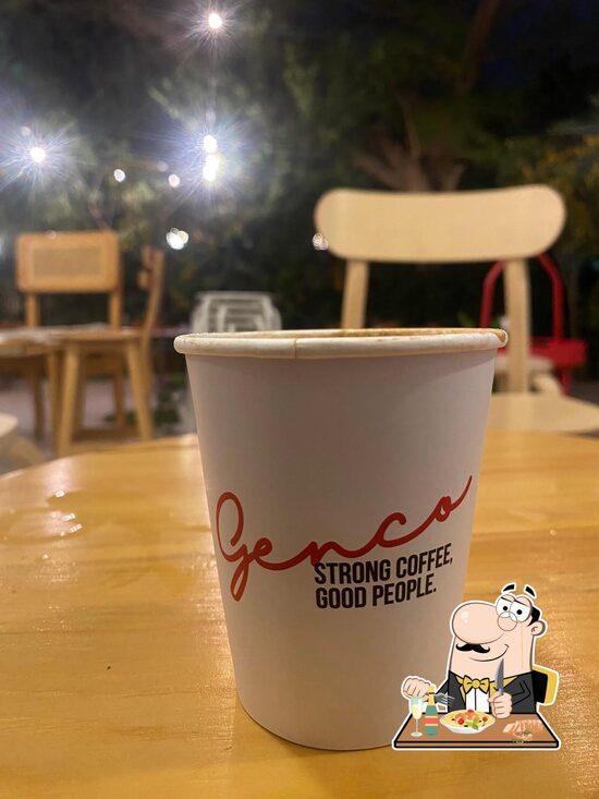 Menu at Genco specialty coffee, Egypt