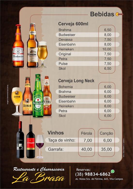 Menu Em Restaurante E Churrascaria La Brasa Montes Claros