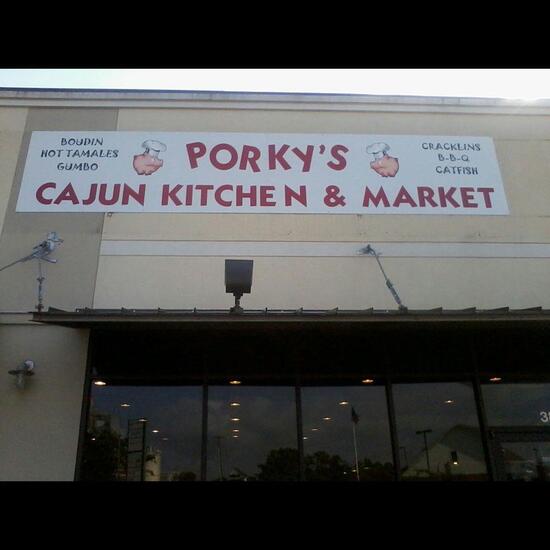 Menu at Porkys Little Cajun Kitchen restaurant, Pineville