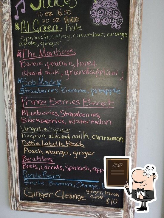 Menu at 360 Juteuse Fruit Bar, Manchester