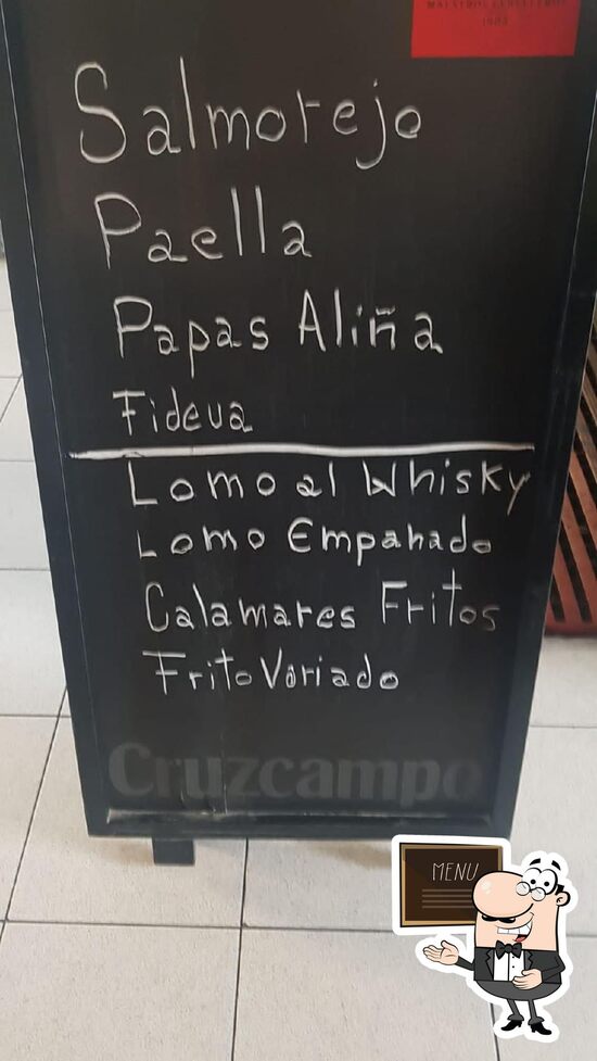 Menu at Bar Restaurante la Quinta Rueda, Alcalá del Río