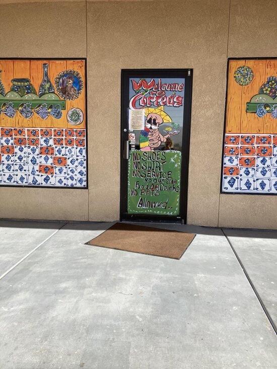 Menu at Correa's Mexican & Seafood Restaurant, Fort Mohave