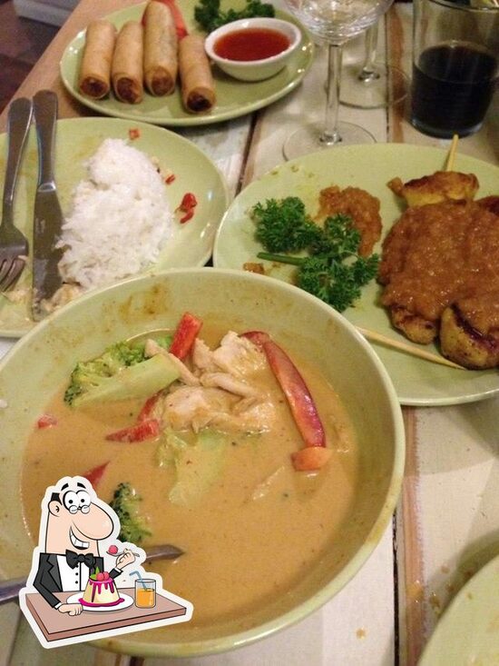Menu at Garland Thai restaurant, Cashmere