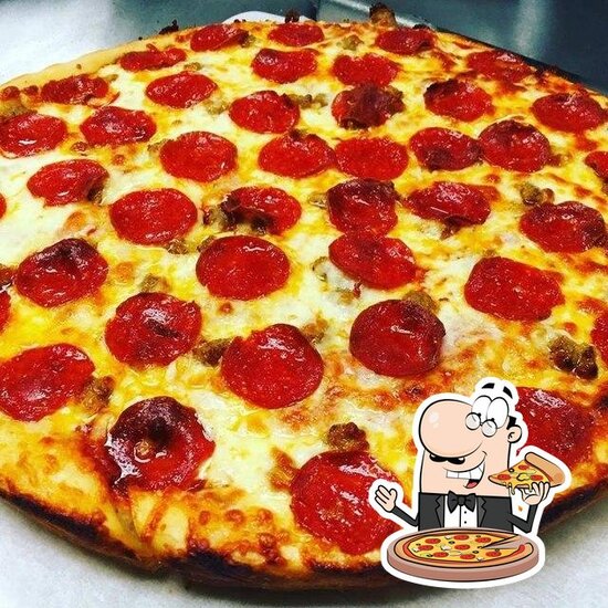 Menu at Jim's Pizza Box pizzeria, Huron