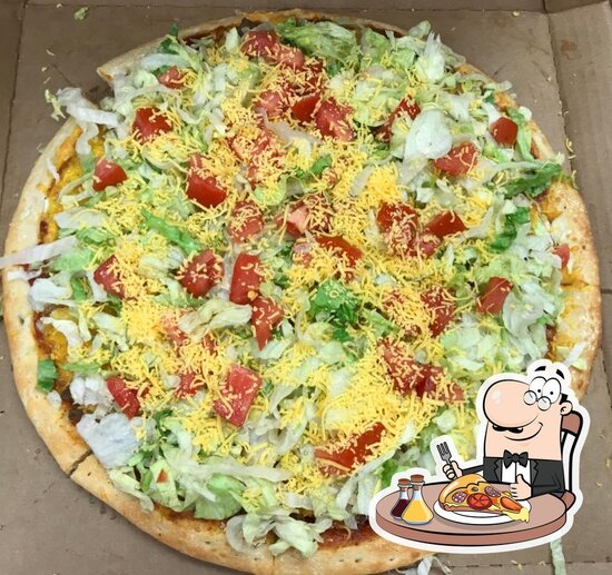 Menu at Hot Stuff Pizza restaurant, David City