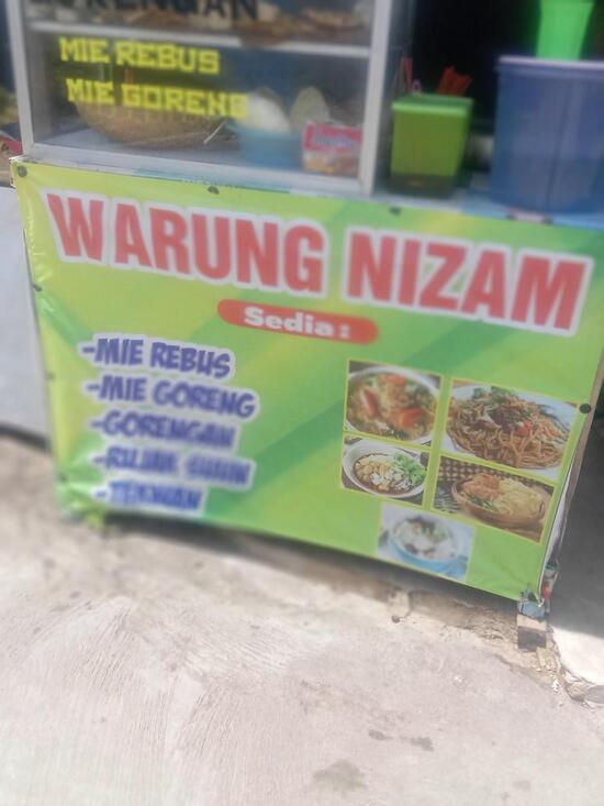 Menu at Warung NIZAM, Banding Agung