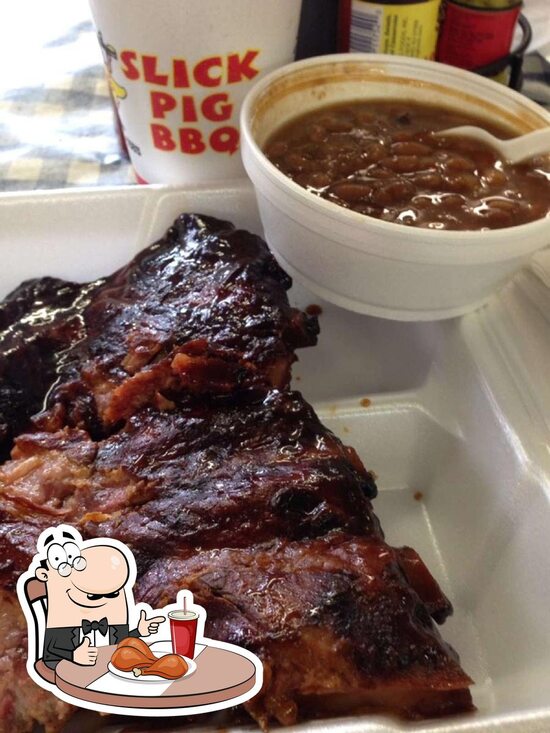 Menu at Slick Pig BBQ, Murfreesboro